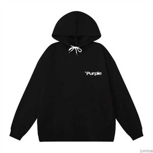 Lila varumärke hoody designer hoodies kvinnor män lila-varumärke mode lös streetwear tröjor toppar klädhög gata huvtröja 2024 våren