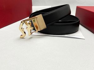 Designer Mens belt luxury ceinture black smooth buckle valentine christmas day gift fashion leather waistband woman designer belts for man designer
