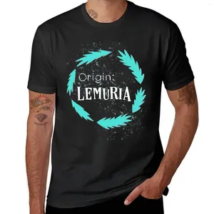 Herrpolos ursprung lemuria t-shirt t-shirts man estetiska kläder män t skjortor avslappnad snygg