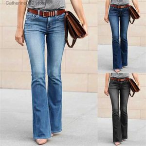 Dżinsy dżinsowe dżinsy dżinsy kobiety vintage jeansowe dżinsy kobiety seksowne modne talia mody kieszonkowe szerokie dżinsy vaqueros mjer t231023