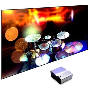 2023 HOT ALR Ambient Light avvisar CLR PET Black Crystal Frame Projection Screen 30 