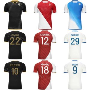 23 24 Vereinsmannschaft AS Monaco Fußballtrikot 10 BEN YEDDER 18 MINAMINO 21 AKLIOUCHE 29 BALOGUN 17 GOLOVIN 12 HENRIQUE 88 MAGASSA 19 FOFANA KOHN ZAKARIA Fußballtrikot-Sets