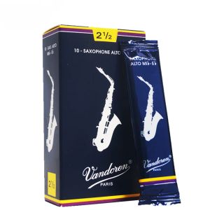 فرنسا فاندورين الكلاسيكية الزرقاء الصندوق eb alto saxophone القصب