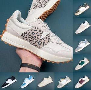 Shoes Shoe Fashion Men Women Skatoboard Street Shoot 327 Leopard Print Black White and Gray Yuan Zu High Lend Quality2023