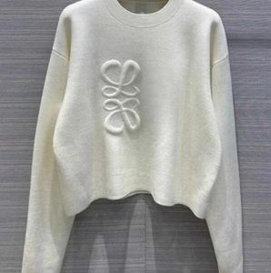 Francuski projektant sweter nowy jesienny modny Trendy z długimi rękawem Top High-end Slime Pullover Płaszcz Designer Sweat