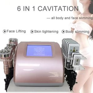 Máquina de emagrecimento 7 em 1 635Nm Diodo Lipoultrasonic Cavitação Multipolar Rf Vácuo Contorno Corporal Slimiming Máquinas de beleza para spa