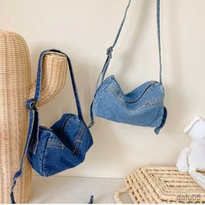 Handtaschen Mini-Handtaschen für Kinder, Denim-Kinder-Umhängetaschen für Mädchen, Geldbörsen und Handtaschen, Umhängetasche für Babys