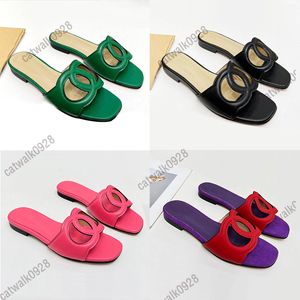 sandali firmati ciabatte da donna pantofole di lusso G famose scarpe basse con plateau in vera pelle di alta qualità con scatola