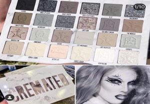 Mais novo JS Cremação 24 Cores Paleta de Sombras Cinza Marrom Fosco Pó Pressionado J Star Sombras de Olho de Alta Qualidade 8284376