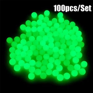 Baits Lures 100pcbag Fishing Floats Beads Luminous Light Glowing Balls For Night 231023