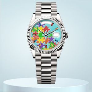 orologio da donna orologi di design di alta qualità 8205 movimento automatico datejust montre 36mm 41 mm specchio zaffiro quadrante puzzle moda orologio da uomo dhgates orologio con scatola