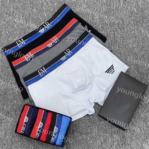 Boxers masculinos respiráveis designer cuecas esportivas sexy homens roupa interior boxer shorts