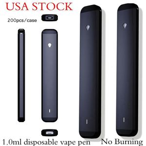 Empty 1.0ml Pen 280mah Rechargeable Battery USA Warehouse Thick Oil Tank Customize Available Quality Promised D9 Device 200pcs/case