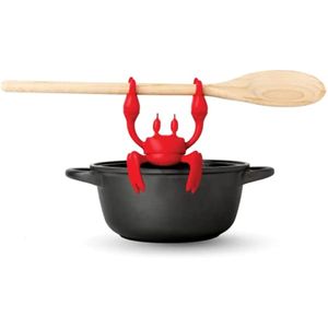 Utensílios de cozinha Suporte de colher de silicone para presente de cozinha adequado para fogões Porta-talheres de churrasco de cozinha resistente ao calor dispositivo de liberação de vapor 231023