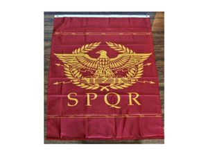 Western Roman Flag Senate People of Rome SPQR History Flag 3x5ft Polyester Club Team Sports Indoor med 2 mässing GROMMETS5895361