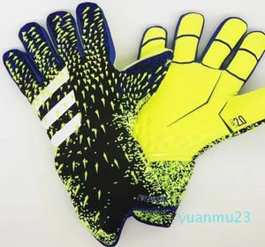 latex goalkeeper gloves no finger guards thickened football professional glove