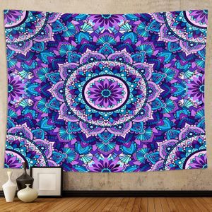 Tapestries 1Pc Bohemia Tapestry Polyester Wall Hanging Home Decoration Fabric Banner Cloth For Bedroom Living Room Dorm 231023