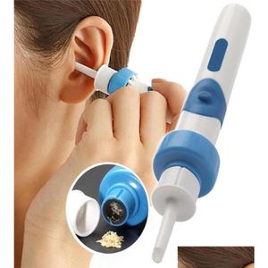 Ear Care Supply Electric Cordless Safe Vibration Painless Vacuum Wax Pick Cleaner Spiral Earcleaning Device Dig Earpick Drop Deliver Dhrgi