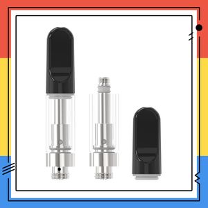 Vaporizzatore a olio vuoto D8 D9 A13 Carrelli vaporizzazioni Bulbo Pyrex Grasso Cartuccia usa e getta 0,5 ml da 1,0 ml Atomizzatore di olio vaporizza