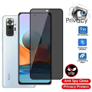 Anti Spy Screen Protector för Xiaomi 11 Lite C51 C50 13 12C POCO X3 Pro M3 F3 GT Redmi Note 11 10 9 8 Pro 10S 9S 9T8T 8 7 9A 9C 9T