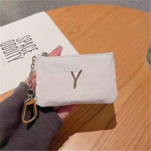 Lyxdesigner plånböcker Bag nyckelring Ring Key Pouch Coin Purse Läder Kreditkort Hållare Kvinnor Män små dragkedja Purs Purs