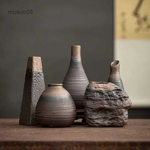 Wazony Kreatywny ręcznie robiony antyczne wazony ceramiczne nowoczesne minimalistyczne ceramiczne dekoracyjne rękodzieło wazony kwiatowe dla kwiatów dekorl23/10/23