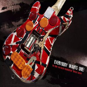 Eddie van Halen Relics 82 Wersja fran-ken elektryczna gitara/biały czarny pasek/ciężki stare/bezpłatna wysyłka