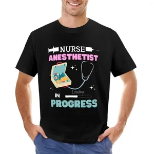 Polos mężczyzn w Progress Nursing School Anesthetist 2023 Student Women T-shirt spersonalizowany T koszule męskie