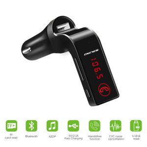 G7 CAR MP3 Audio Player Chargers Kablosuz Bluetooth FM Verici Kit Modülatörü Mini USB Samsung Cep Telefonu için 11 ll
