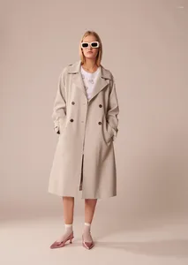 Women's Jackets Proenzaschouler Trench Coat TaraJarmon Designer Co Custom Ivan Grey Wool Gabardine