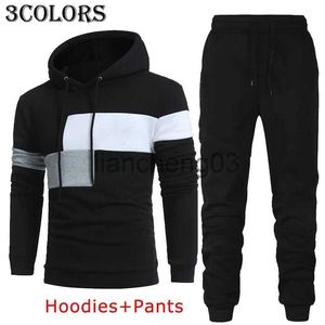 Men's Tracksuits Wholesale Custom Men's Sets Fashion Hooded Suit for Boys Men's Fashion Printed Hooded Suits Autumn Winter Hoodie and Pants Combo J231023