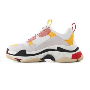 Designer Triple S Men Women Platform Sneakers Clear Sole Black White Grey Red Pink Blue Royal Neon Green Herr Trainers Tennis Casual Shoes Mentra Trainers EMED 917