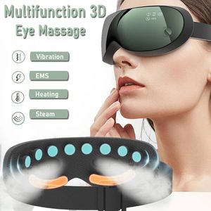 Eye Massager Electric Vibration Steam Massage EMS Glasses Heating Care Instrument Dark Circles Relieve Eyes Fatigu 231023