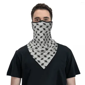 Bandanas palestyńska palestyńska hatta keffiyeh bandana szyja gaiter zimowy cieplej mężczyźni WITRPOOF FIRM SCALLF do maski na twarz narciarski