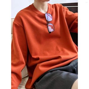 Women's Hoodies 2023 Long-sleeved Air Cotton Sweater T-shirt Loose Lazy Casual Pullover Top Spring And Autumn Bottoming Shirt