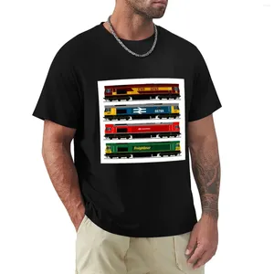 Polos masculinos classe 66 locomotivas camiseta simples hippie roupas masculinas camisetas brancas
