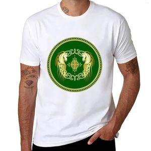 Erkekler Polos Rohan Shield T-Shirt Kısa Kollu Artı Boyut Üstleri Özel Tişört Siyah Tişörtler Erkekler