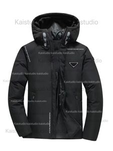 2024 winner Men's design down jacket thickened down jacket fashionable and loose fitting sports casual jacket detachable hat jacket