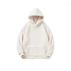 Kadın Hoodies Hem erkekler hem de kadınlar kuzu yün sweat uzun kollu sweatshirt kazak hoodie sweate sıcak kazak kış ceket