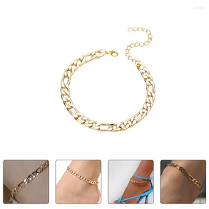 Anklets Anklet Women's Bracelets Lady Chain Creative Jewelry Beach Exquisite Fashion Alloy Ornament Novel Foot Punk Style Man Elegant
