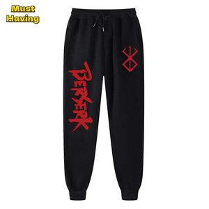 Men's Pants Anime Berserk Print Sweatpants for Men Athletic Joggers Trousers Spring Fall Casual Fleece with Pockets Cosplay Costume 231023