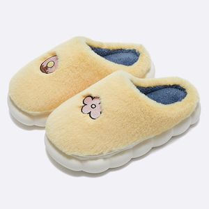 Heel cotton slippers women winter indoor home new pile Thicken and keep warm Thousand grass green grey Milk tea coffee blue pinks non-slip thicks snows boots men winter