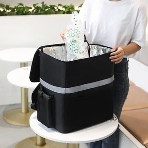 Pacotes de gelo/sacos isotérmicos 18/35L Saco térmico grande para alimentos Saco térmico para geladeira Caixa para levar para manter frescos Mochila para entrega de alimentos Saco térmico isolado 231019