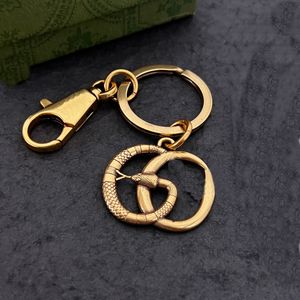 Djur Serpentine Cock Tiger Keychains Swivel CLASPS Split Key Ring Letter Fashion Metal Key Chain Car Reklam Midja Key Chain Pendant Accessories