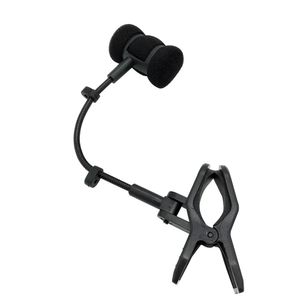 Walkie Talkie Flute Microphone Brackets Mic Clip on Flute Oboe Piccolo Hulusi erhu Xiao Drum Musical Instrument Rack Mount Shell only NO Cable 231023