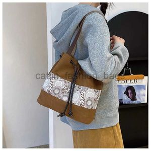 Shoulder Bags Bags Canvas tape women's soft bags High quality solid folk custom bucketcatlin_fashion_bags