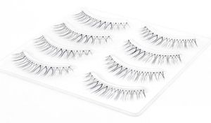 Silk Eyelashes Eye Lashes Hand Made Natural Long Faux Cils Lashes Reusable False Eyelashes Wimpers Beauty Make Up 334016982