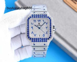 Full Diamond Movement Watch VVS Watch Over the Bright and Dazzing Never Borr Super Waterproof