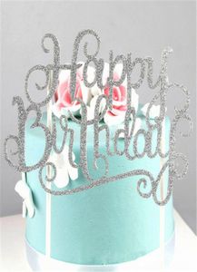 Decorazione per torta di buon compleanno con strass di cristallo a quattro colori Topper per torta di anniversario per bambini Compleanno per bambini2070792