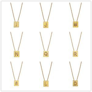 2023 Дизайнерские ожерелья с подвесками CELI для женщин Триумфальная арка Мода Роскошный шарм 18-каратного золота Английские буквы Квадратные свадебные украшения для помолвки оптом